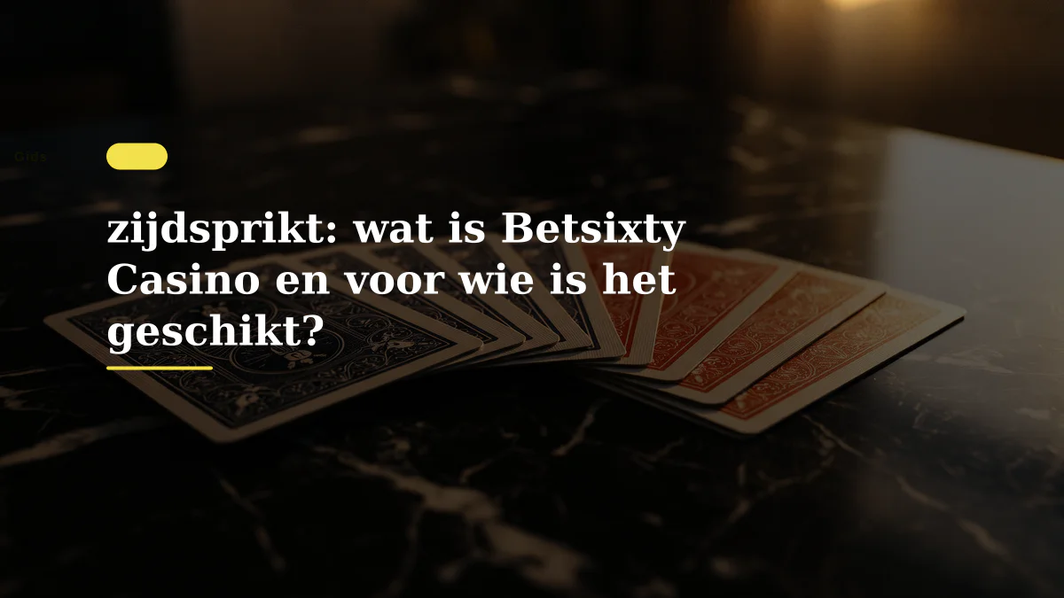 zijdsprikt: wat is Betsixty Casino en voor wie is het geschikt?