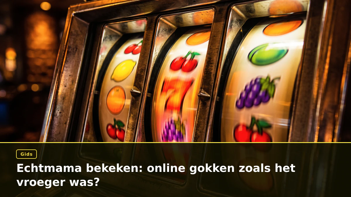 Echtmama bekeken: online gokken zoals het vroeger was?