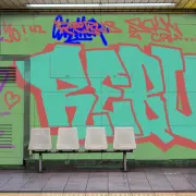 Graffiti artwork by rebus