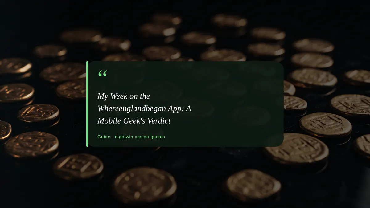 My Week on the Whereenglandbegan App: A Mobile Geek's Verdict