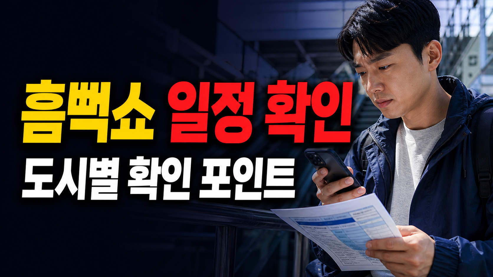의정부부터 대전까지, 2026 흠뻑쇼 도시별 일정 확인 포인트 관련 핵심 정보를 상징적으로 보여주는 썸네일 이미지