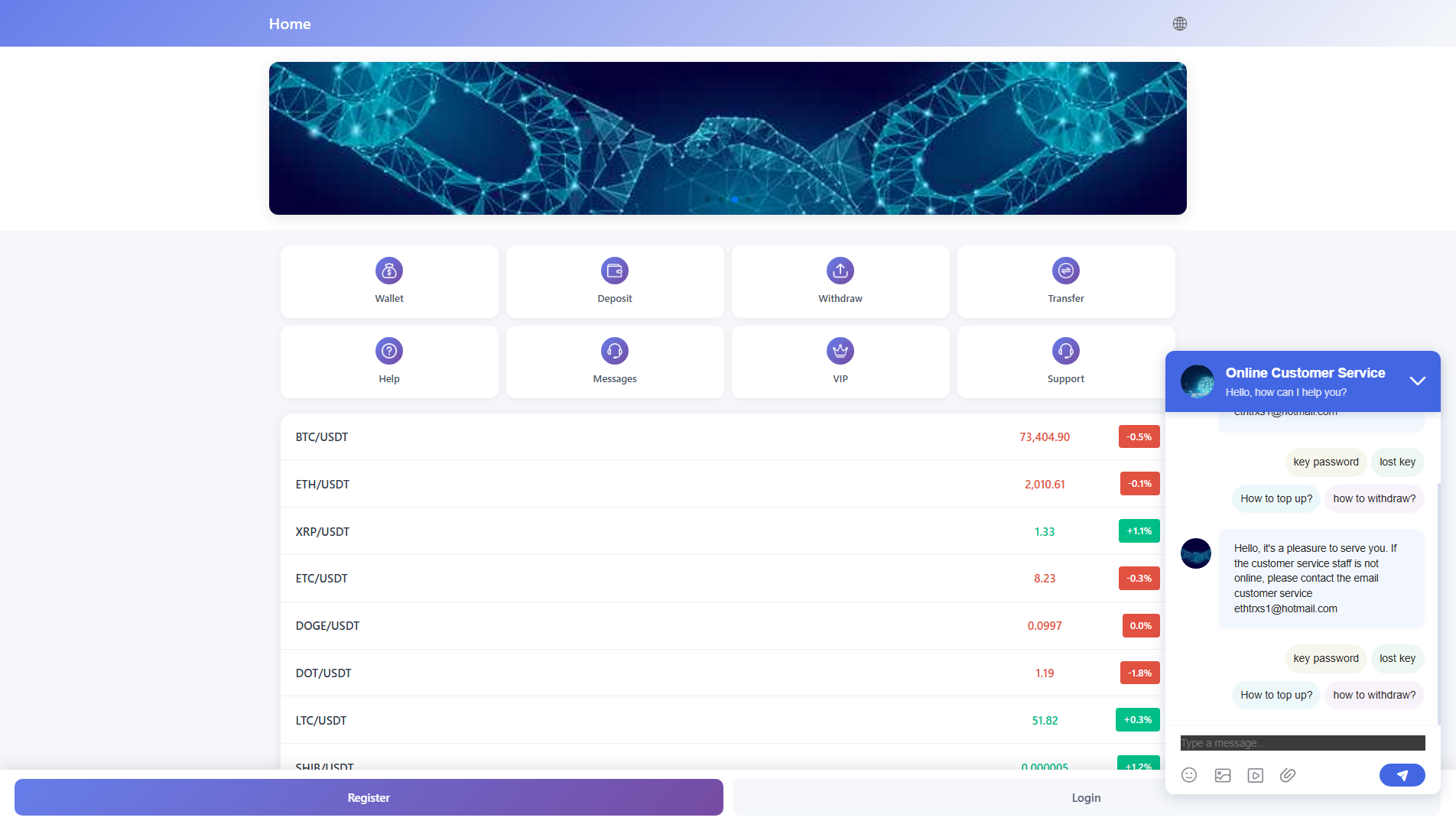 Screenshot of vmxo.cc