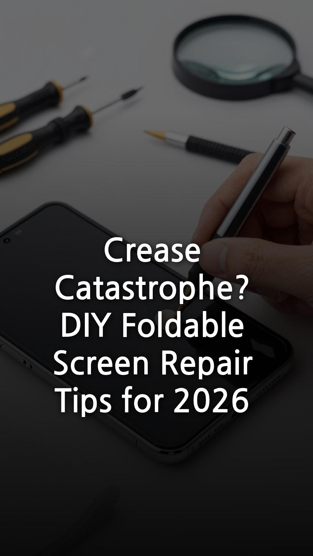 Crease Catastrophe? DIY Foldable Screen Repair Tips for 2026 - Pinterest