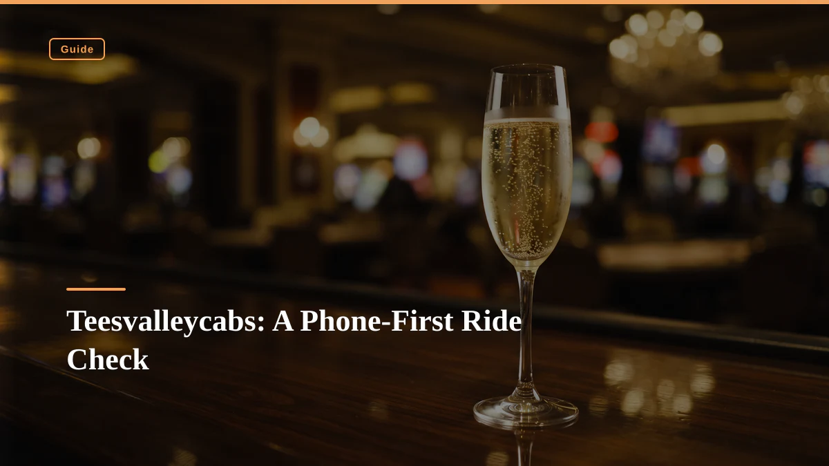 Teesvalleycabs: A Phone-First Ride Check