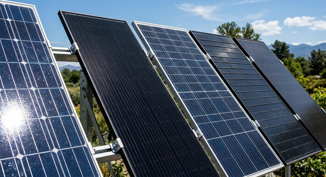 High-efficiency solar panels