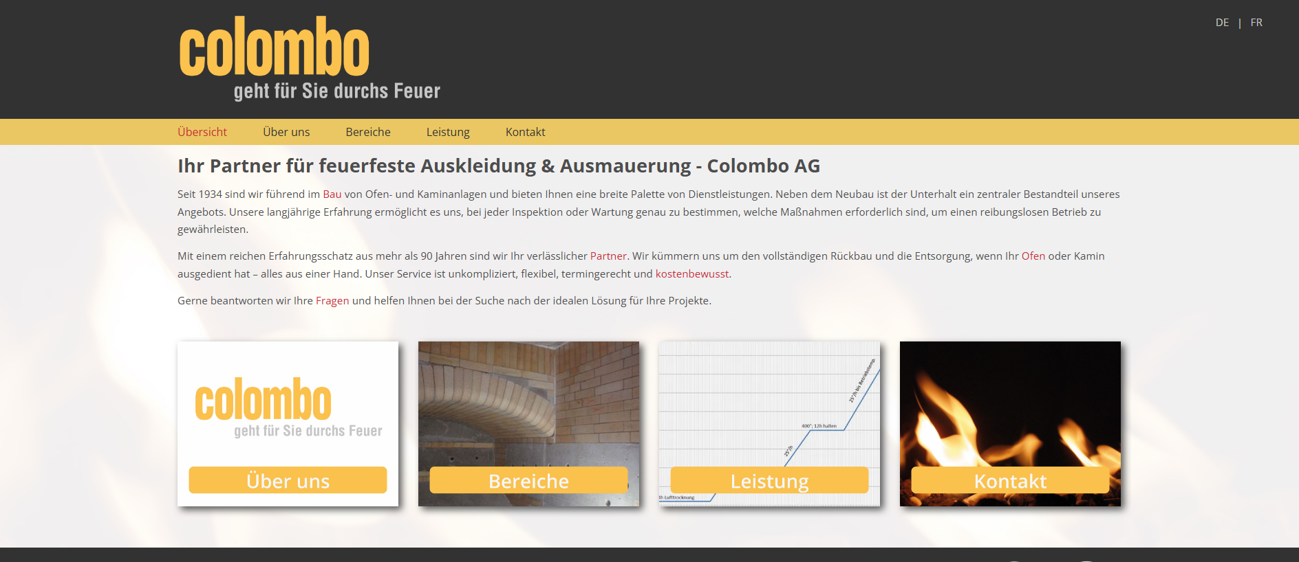 Stored capture of de.colomboag.ch
