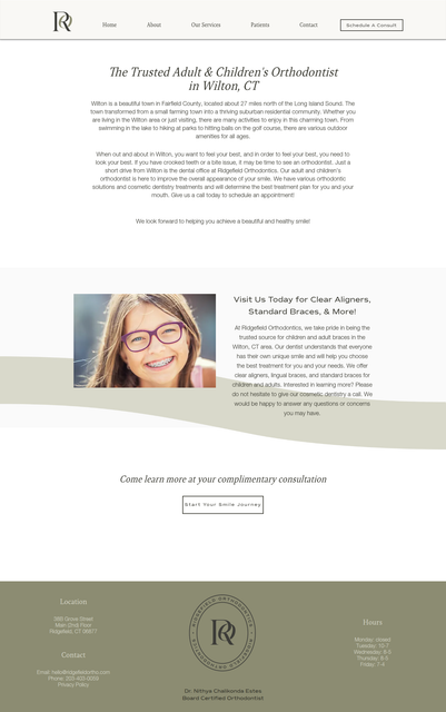 A straighter smile is an investment in your confidence and oral health, and at Our Dental Practice, we believe Invisalign treatment should be accessible to every patient. That's why we offer flexible Invisalign payment plans for patients in Wilton, CT, making it easier to begin treatment without placing unnecessary strain on your budget.

Learn More- https://www.ridgefieldortho.com/wilton-ct