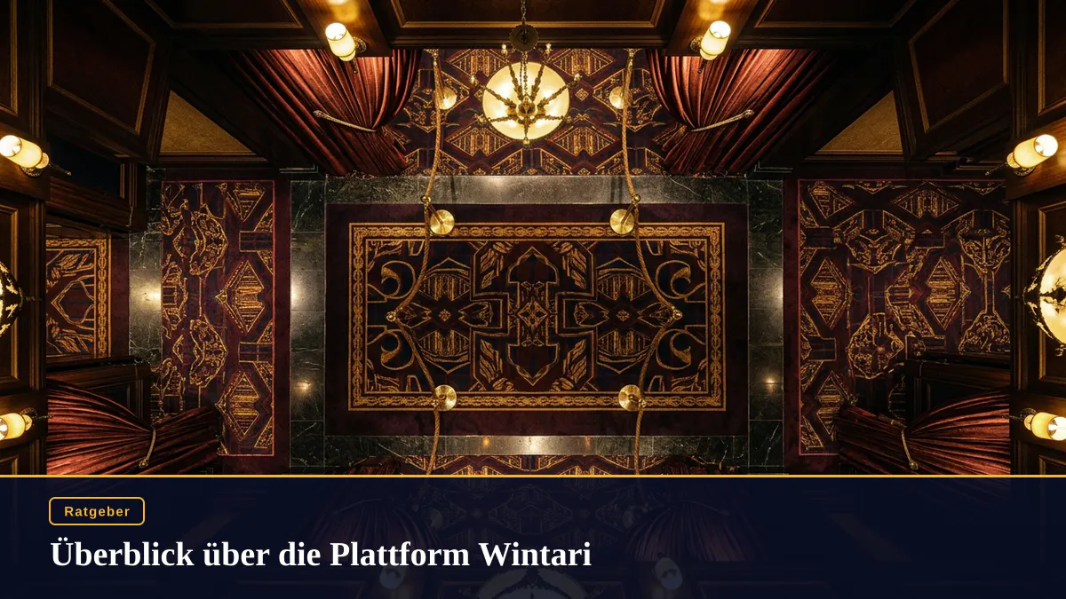 Überblick über die Plattform Wintari