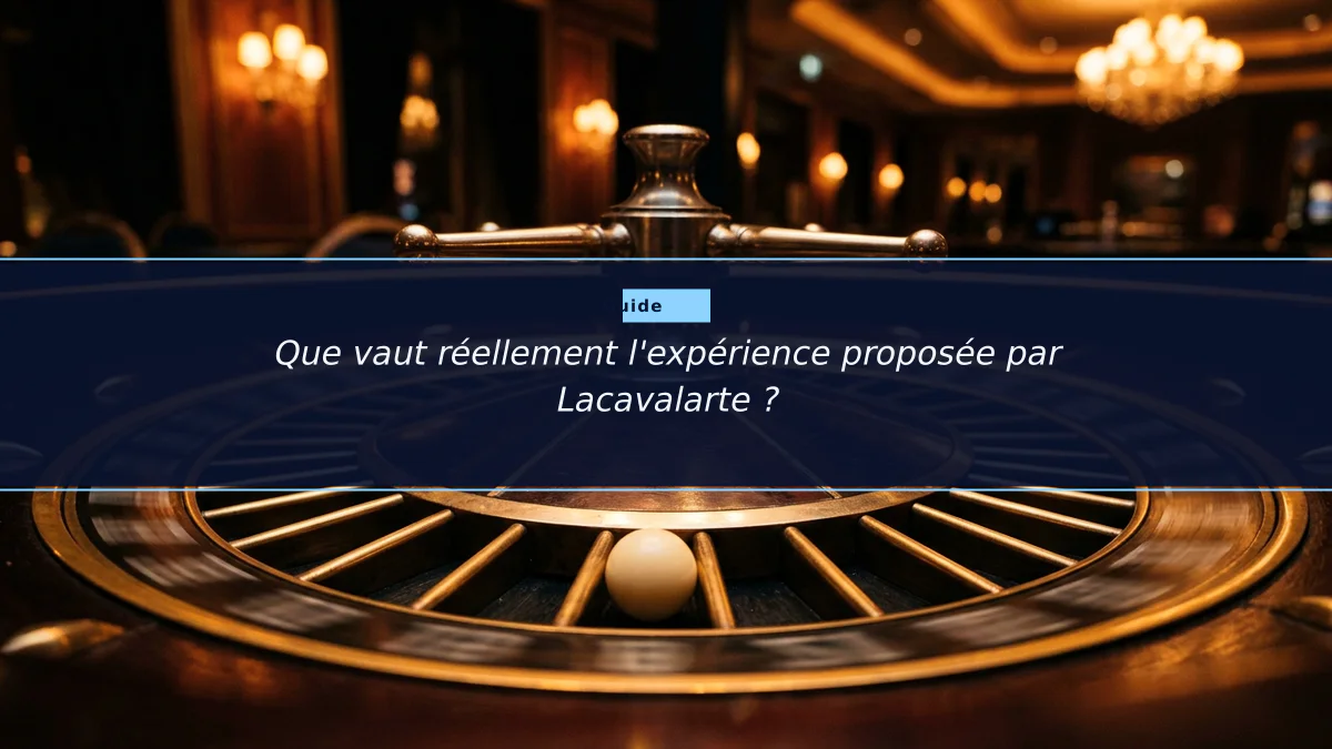 Que vaut réellement l'expérience proposée par Lacavalarte ?
