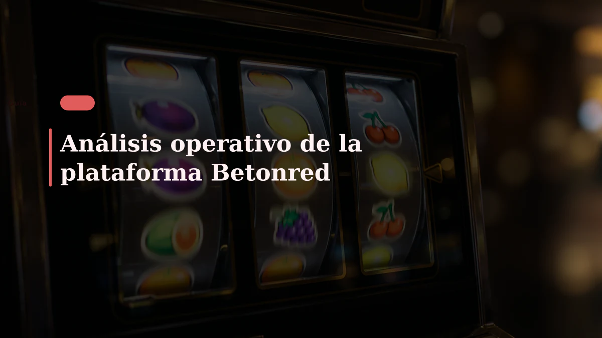 Análisis operativo de la plataforma Betonred