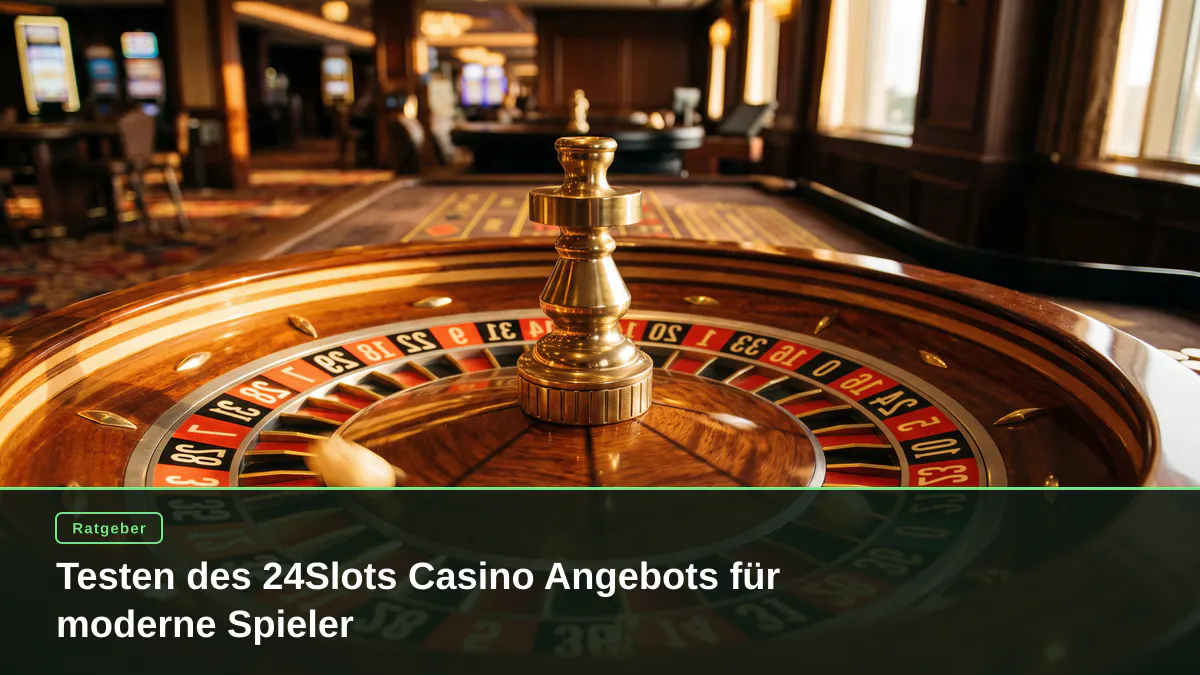 Testen des 24Slots Casino Angebots für moderne Spieler