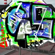 Graffiti artwork by CANS