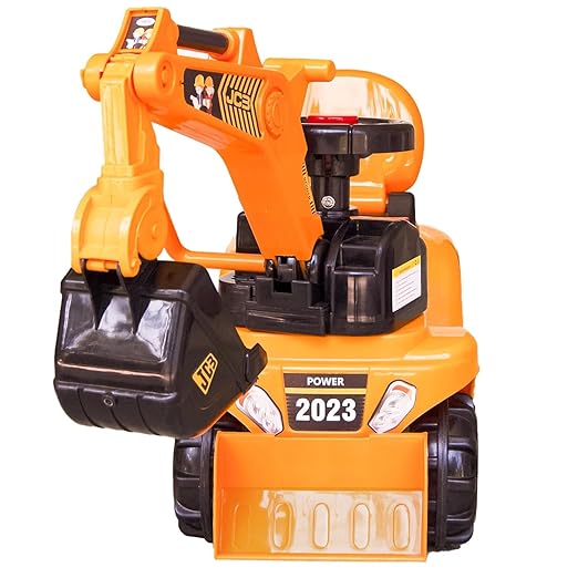 Big Size Excavator Ride On JCB car for Kids with Arm, Digging Bucket and Front Loader Movement, Ride-On Toy for Toddlers Ages 1– 4 Years with Music photo 4