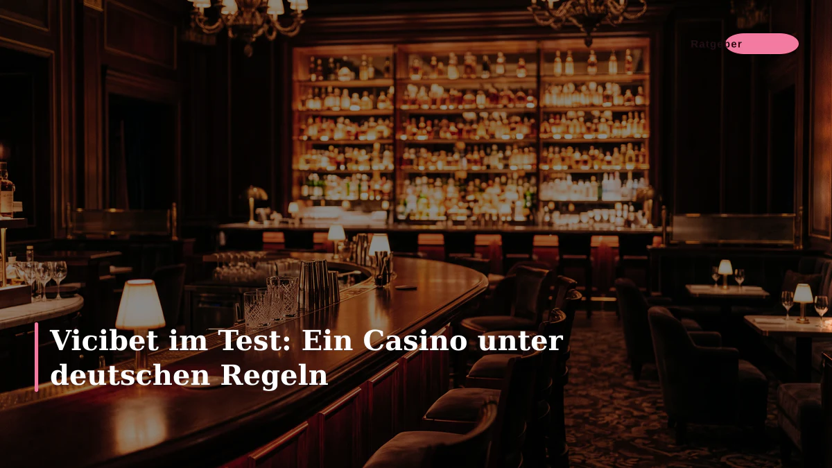 Vicibet im Test: Ein Casino unter deutschen Regeln