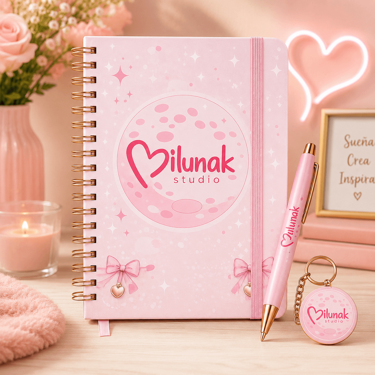 Libreta y agenda personalizada corporativa - proyecto Milunak