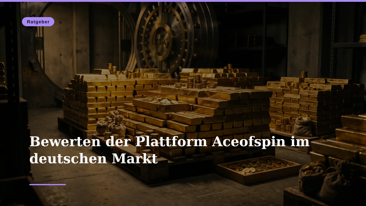 Bewerten der Plattform Aceofspin im deutschen Markt