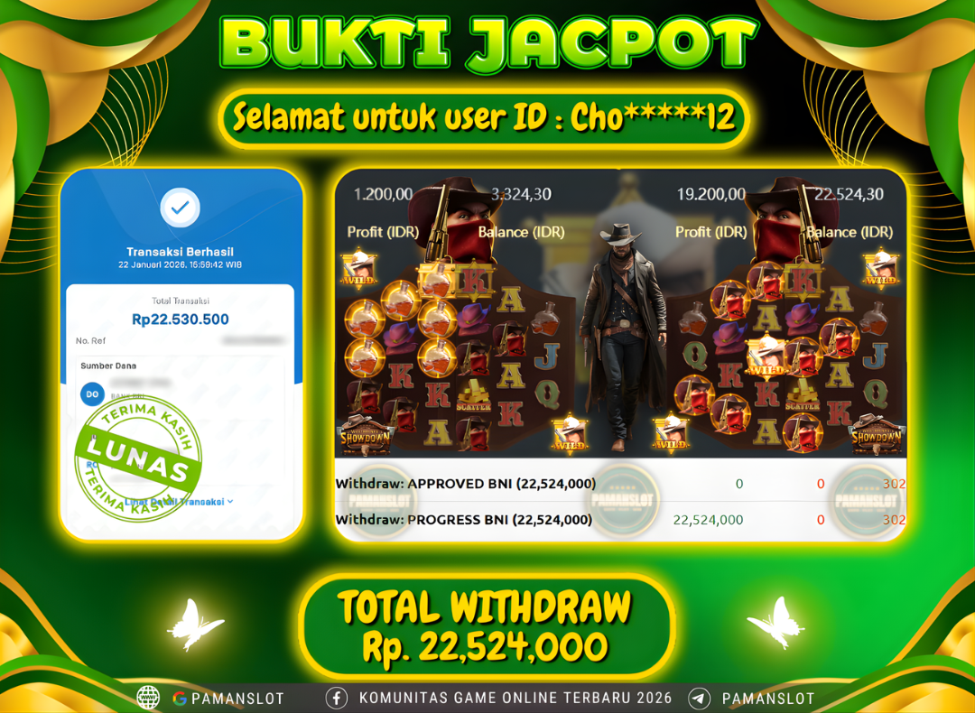 PAMANSLOT JACKPOT Game PGSoft - Wild Bounty Showdown ! Rp.22,524,000- LUNAS