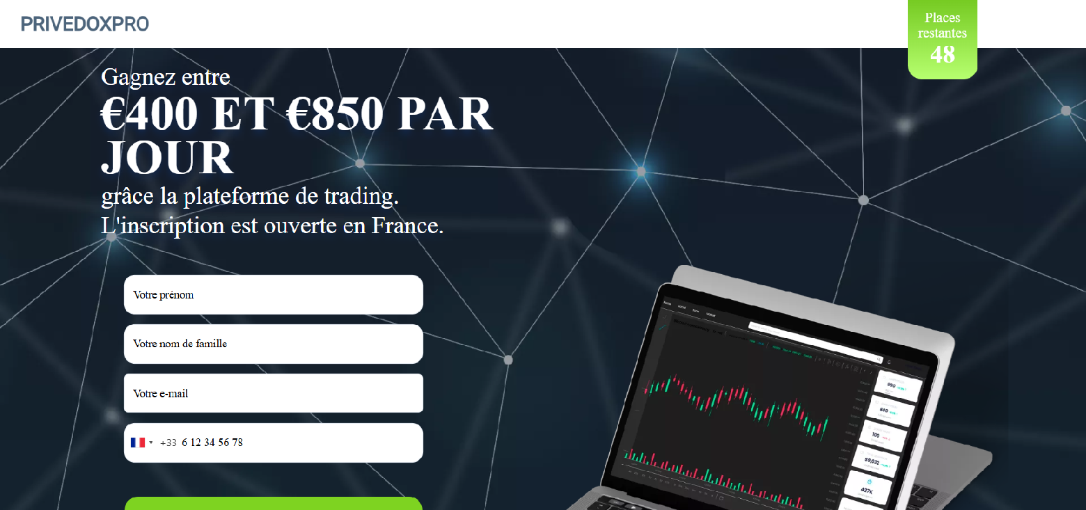 Screenshot of privedoxpro.org