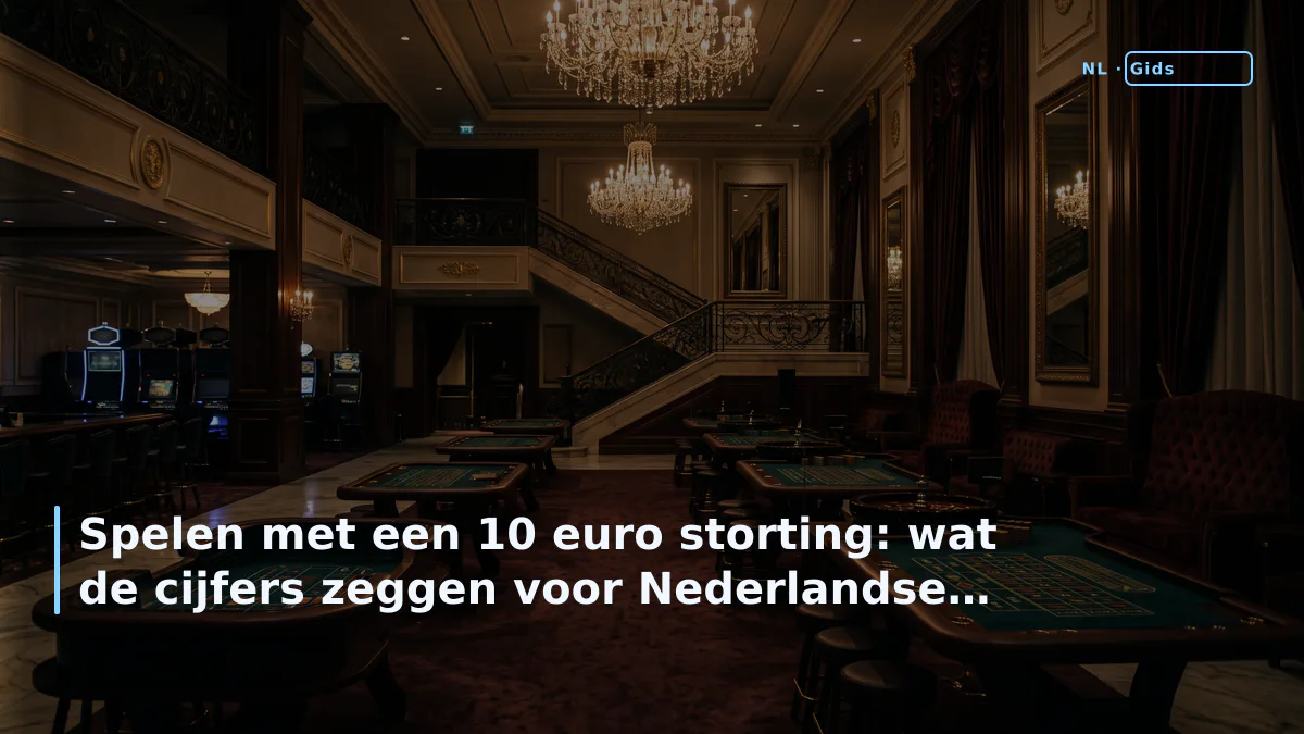 Spelen met een 10 euro storting: wat de cijfers zeggen voor Nederlandse spelers