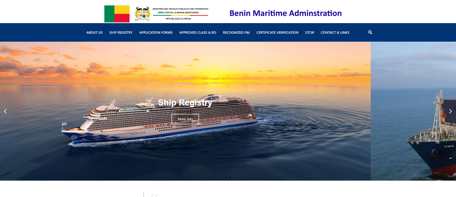 Forensic screenshot of guve.bj showing the phishing page layout