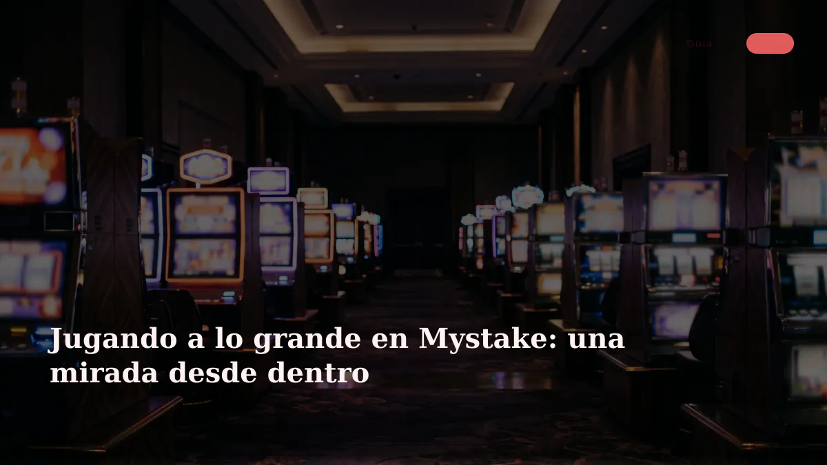 Jugando a lo grande en Mystake: una mirada desde dentro