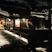 银山温泉街8