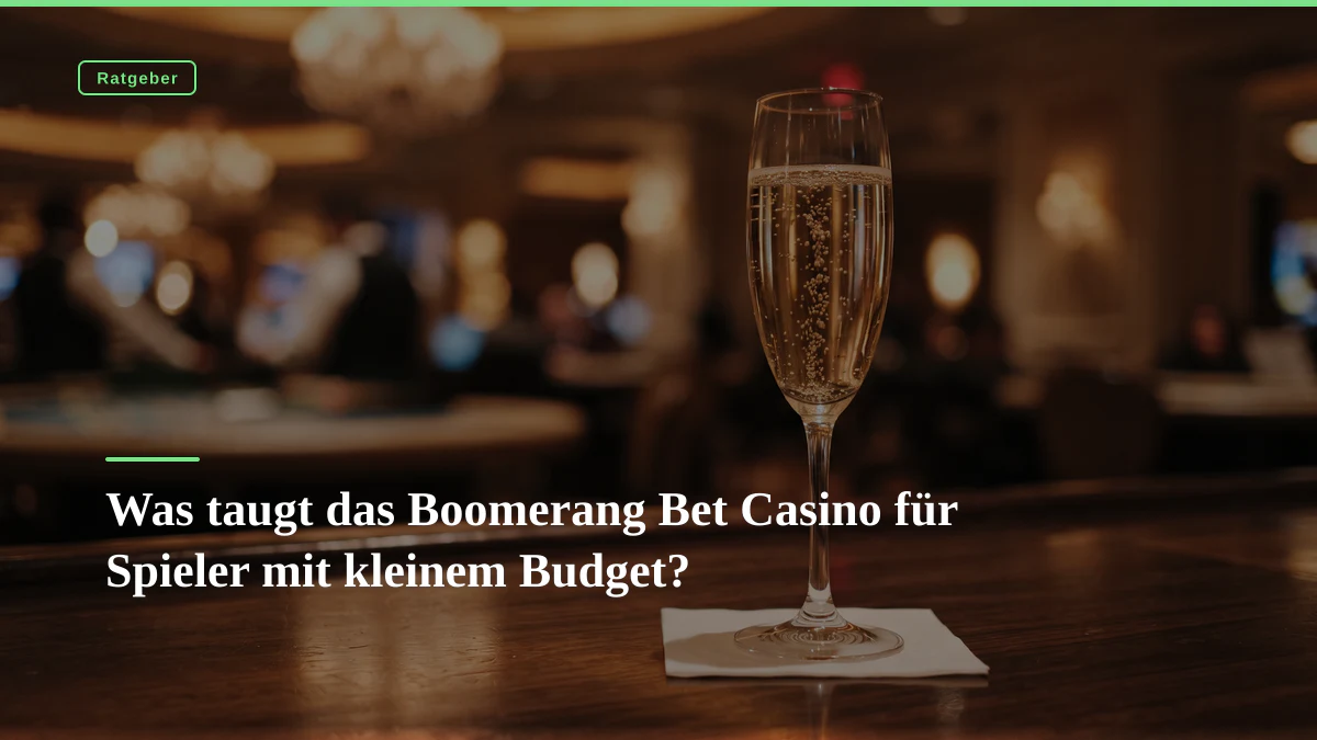 Was taugt das Boomerang Bet Casino für Spieler mit kleinem Budget?
