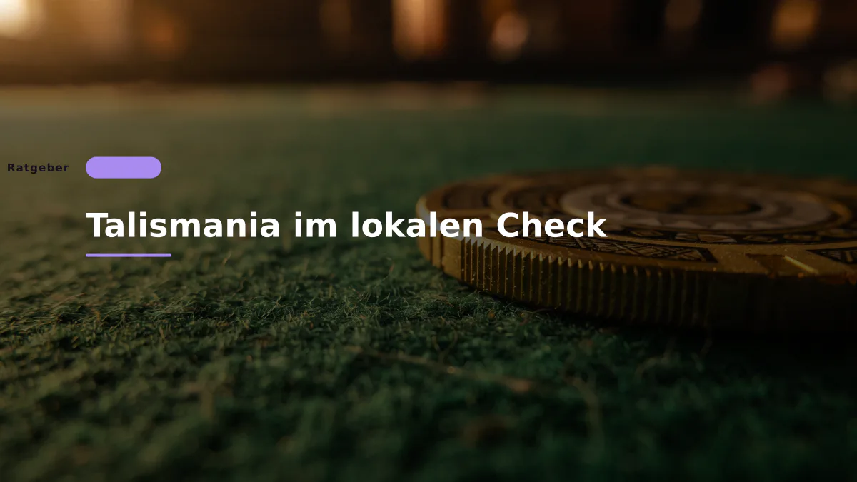 Talismania im lokalen Check