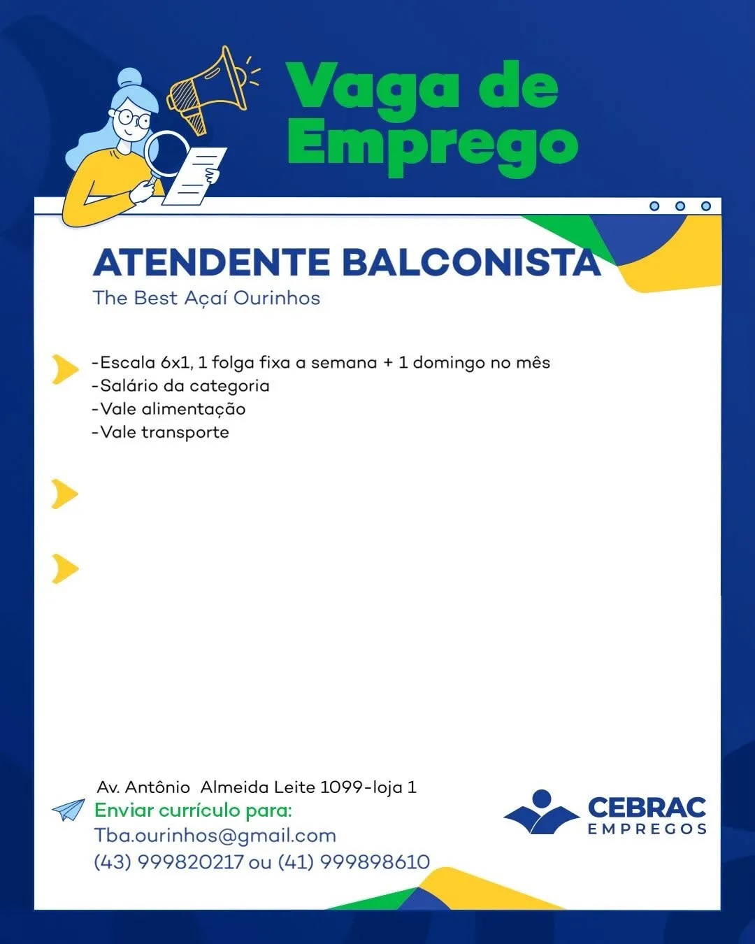 Atendente De Balconista No The Best A&Ccedil;a&Iacute;