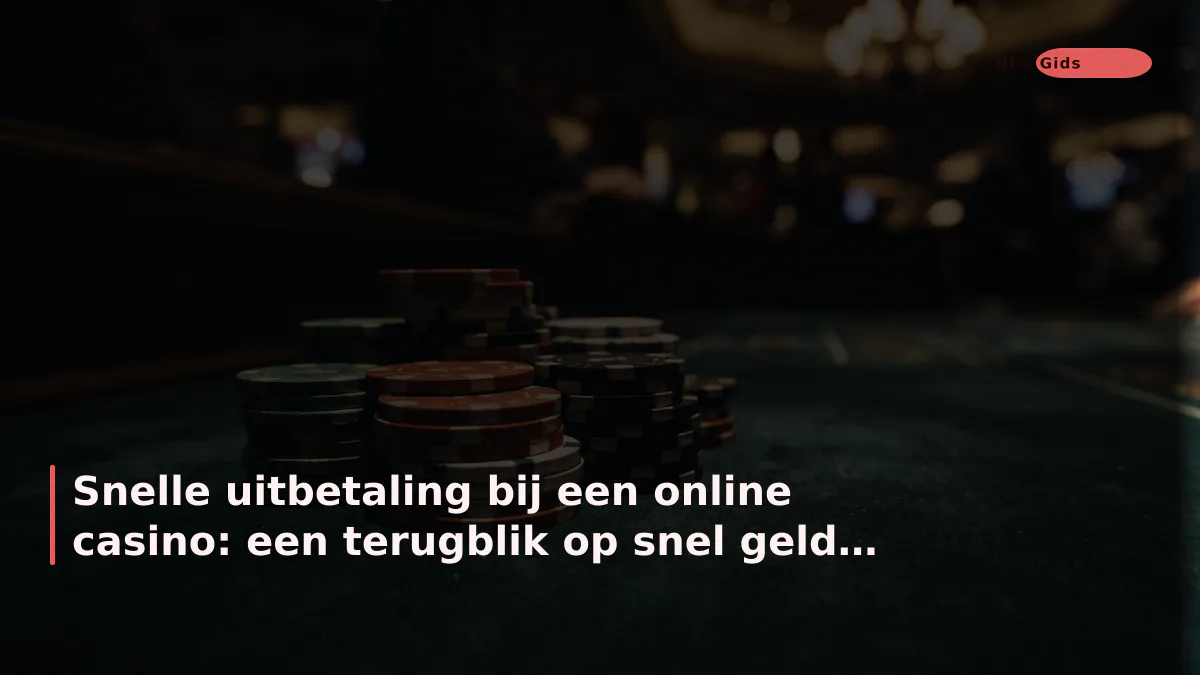 Snelle uitbetaling bij een online casino: een terugblik op snel geld vroeger en nu