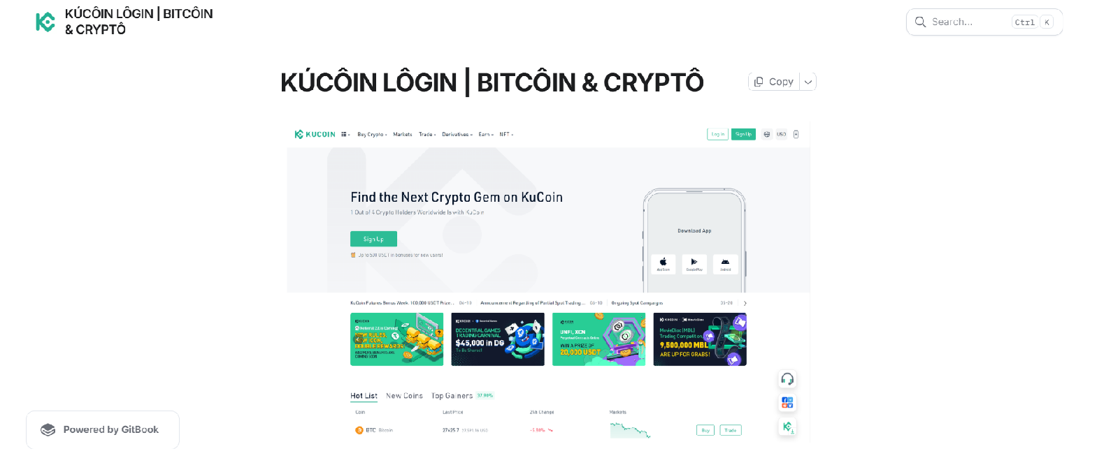 Screenshot of kucoin-loging.gitbook.io