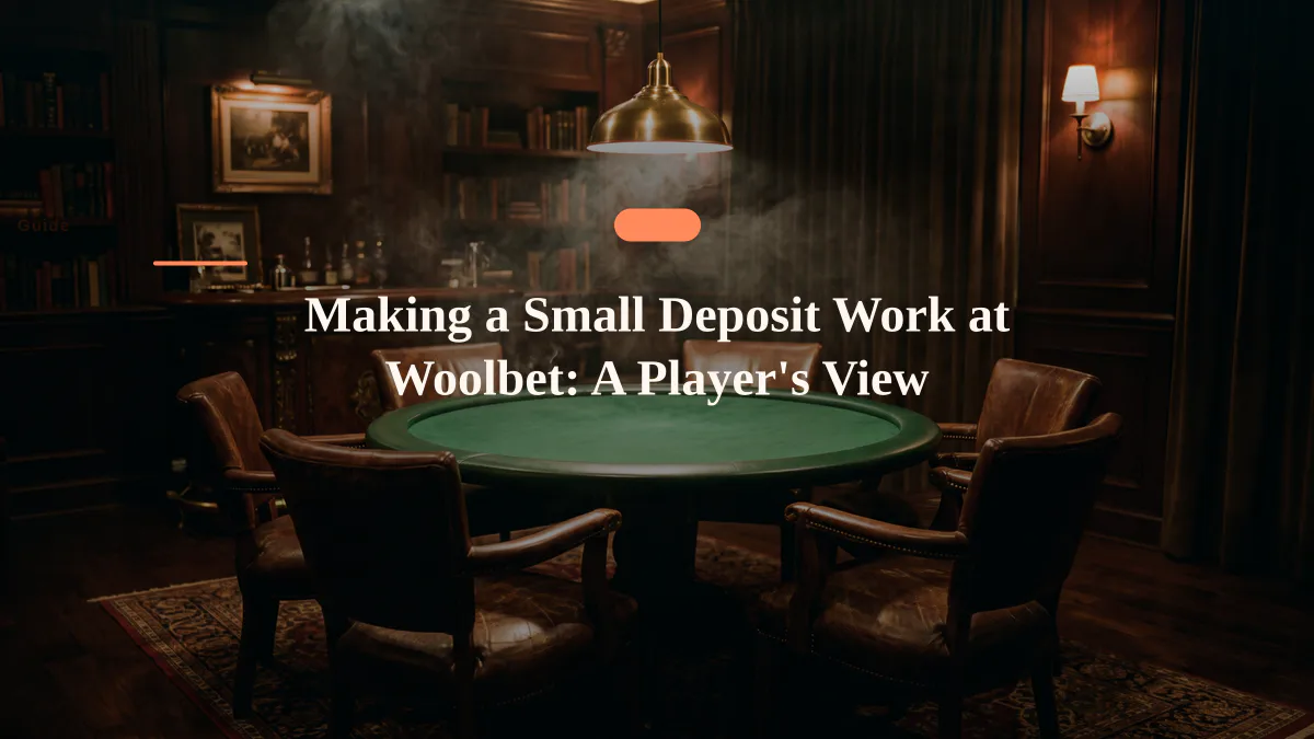 Making a Small Deposit Work at Woolbet: A Player's View