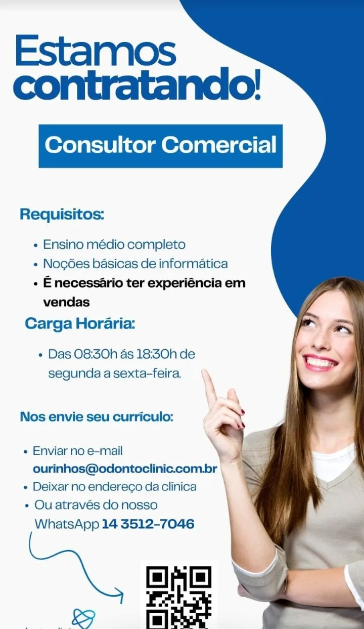 Consultor Comercial Na Odonto Clinic