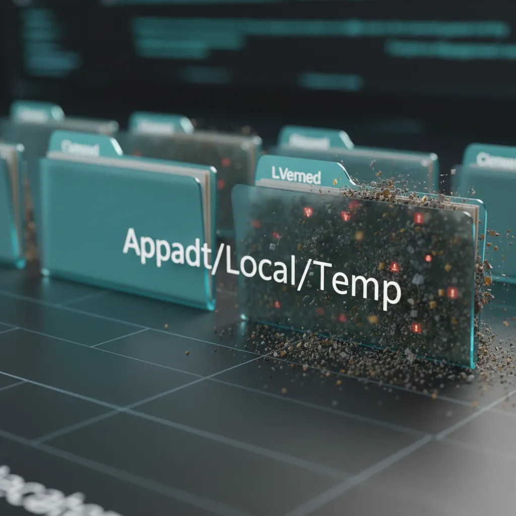 더 깊이 들어가면 'AppData' 폴더가 있습니다. 이곳은 사용자 데이터가 저장되는 곳인데, 특히 Local 및 LocalLow 폴더 내의 Temp 폴더에 불필요한 데이터가 쌓이는 경우가 많습니다.