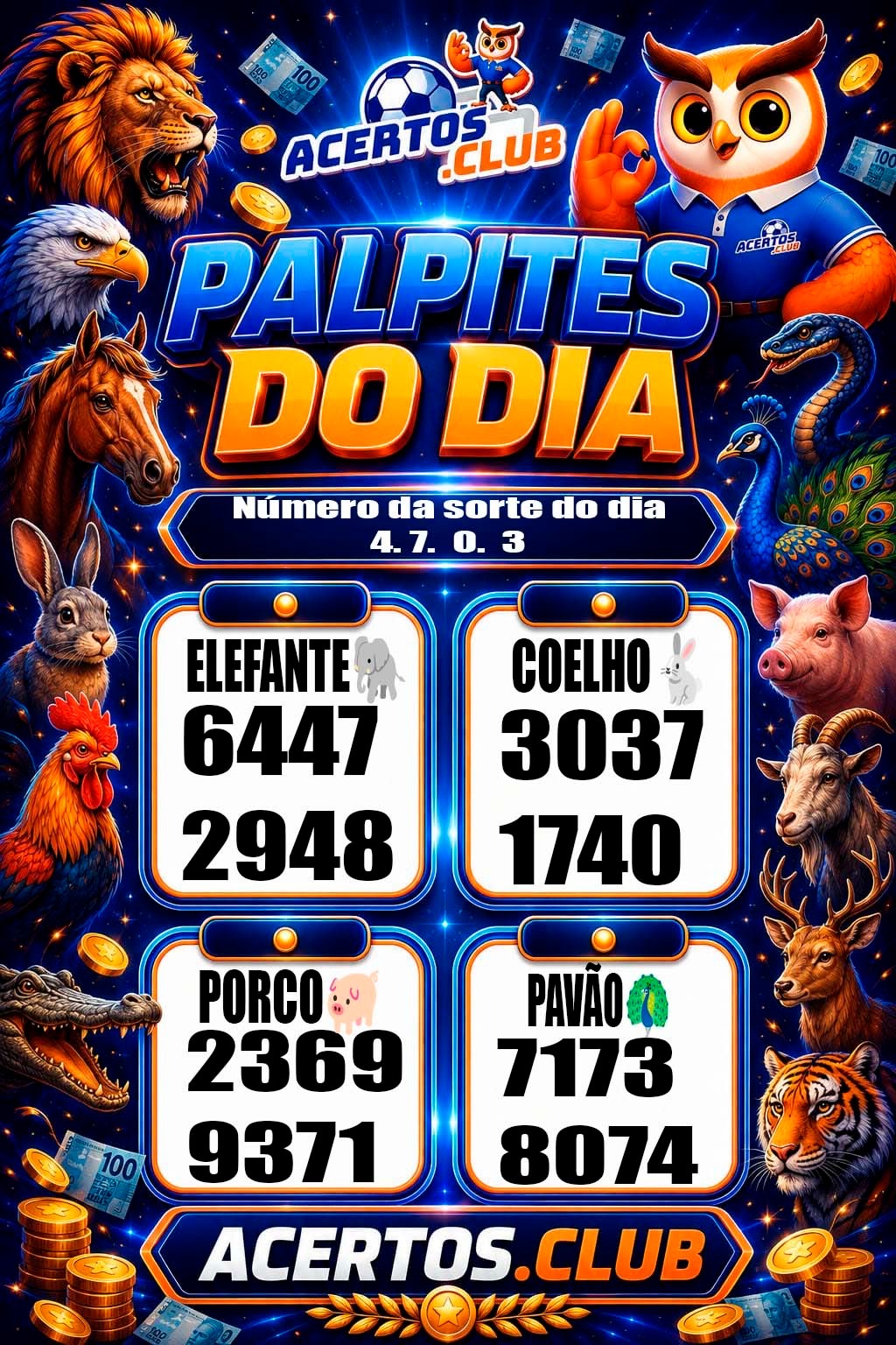 Palpites do Dia