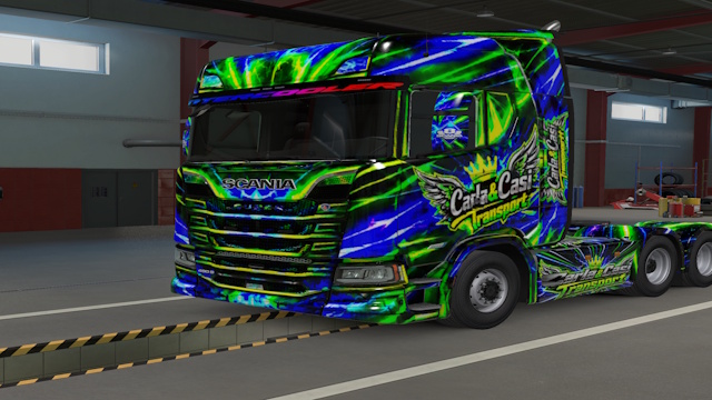 Scania Carla&Casi Transport Truck skin