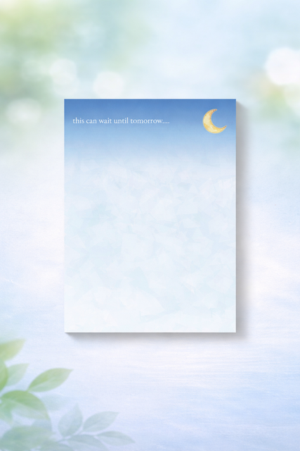 Tear-Off Night Notes Pad