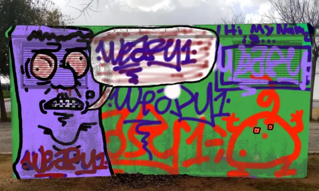 Graffiti artwork by DECAY