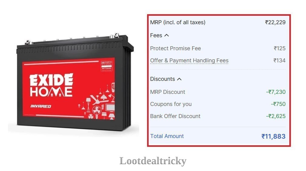 Exide 36 Months – Amazing Price Drop @ ₹750 Exide 36 Months – Amazing Price Drop @ ₹750