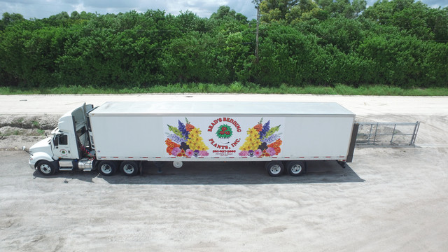 Brad's Bedding Plants delivery truck
