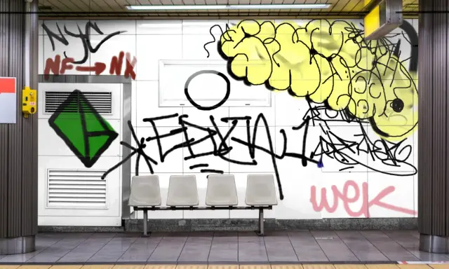 Graffiti artwork by Sumoe