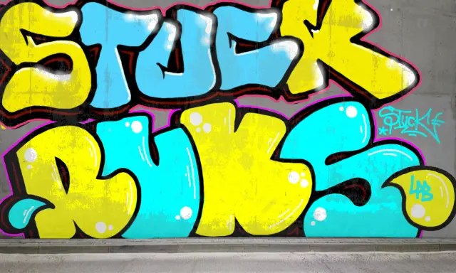 Graffiti artwork by Zkur