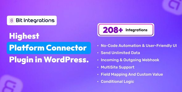 Download Bit Integrations Pro 2.7.8 – Automation Plugin for WordPress