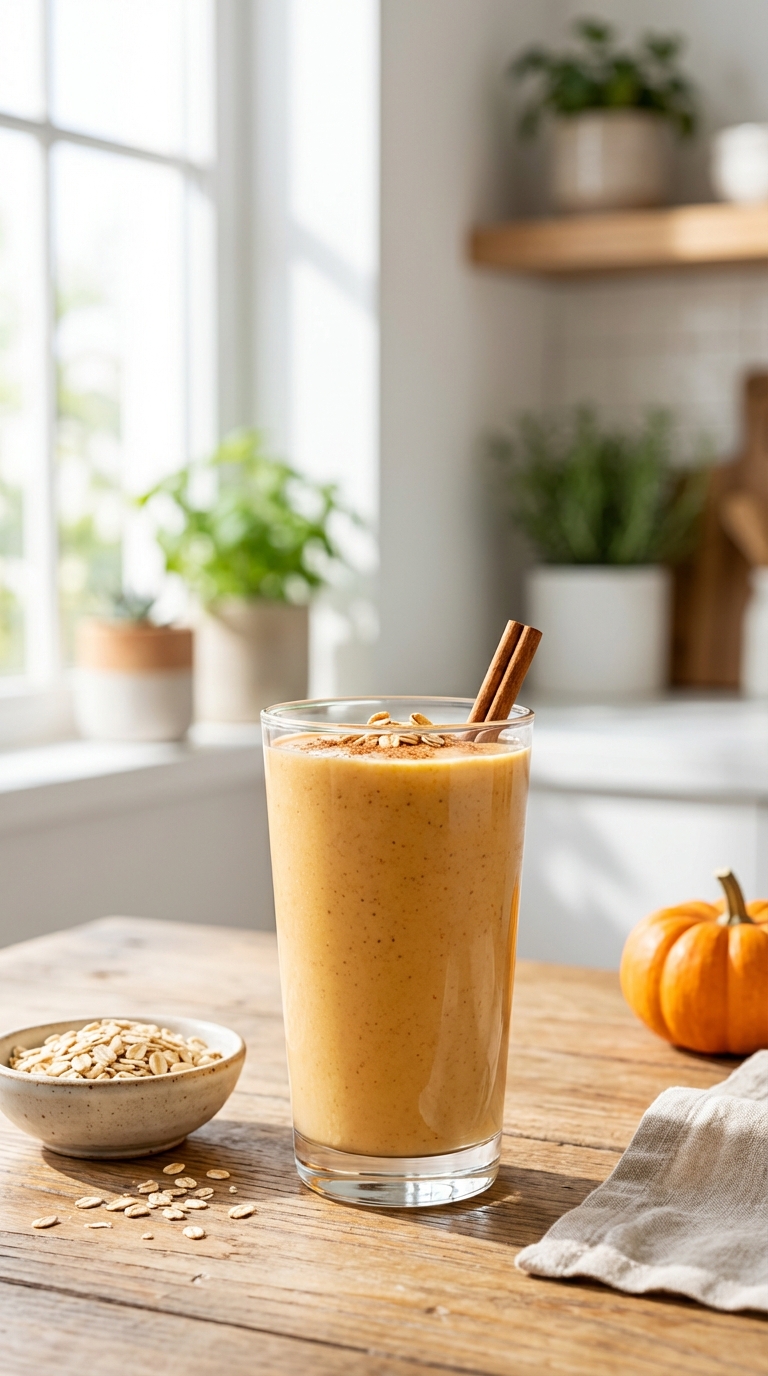 Spiced Pumpkin Oat Crusher — Packed with Fiber and Comfort
