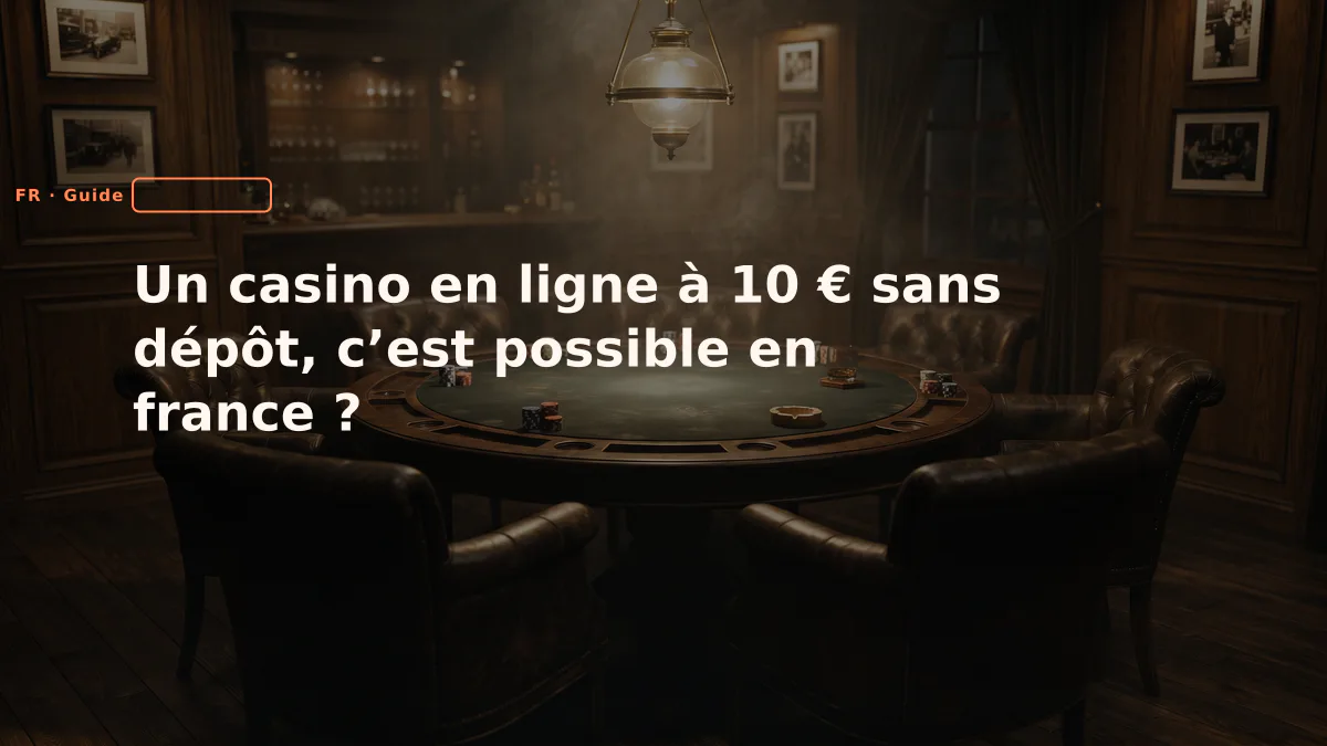 Un casino en ligne à 10 € sans dépôt, c’est possible en france ?