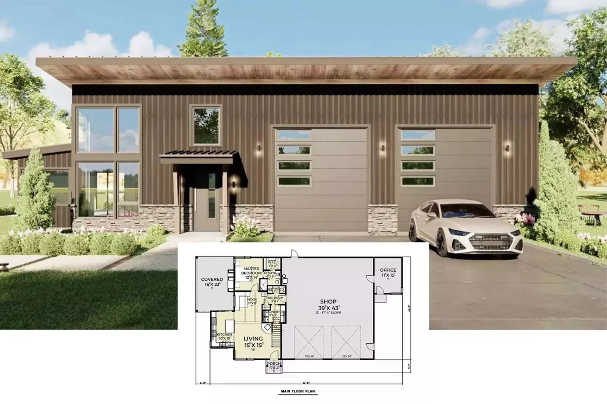 Salem Heights: Barndominiul Modern cu Loft, O Locuință Unică