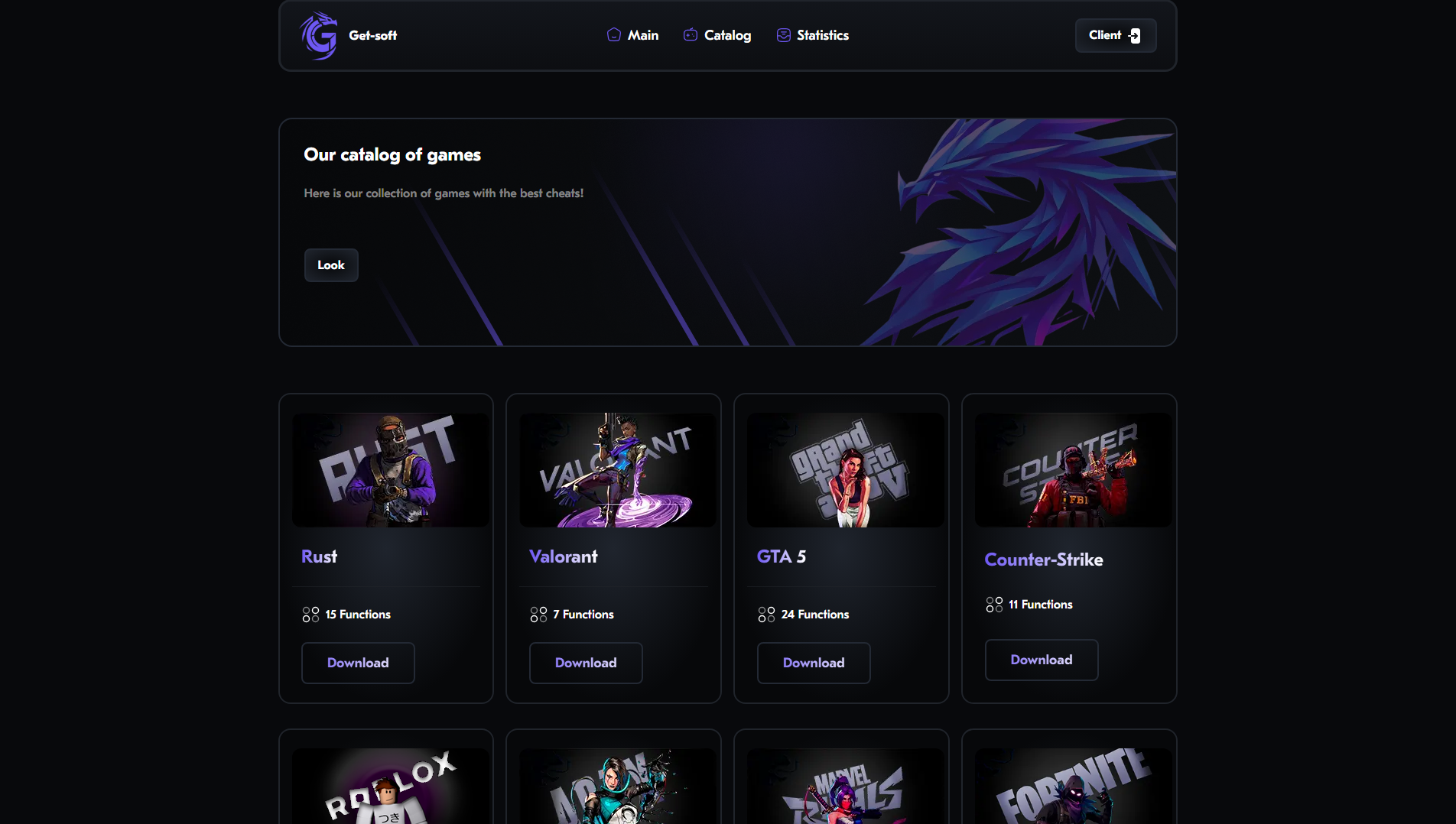 Screenshot of get-hacks.pro