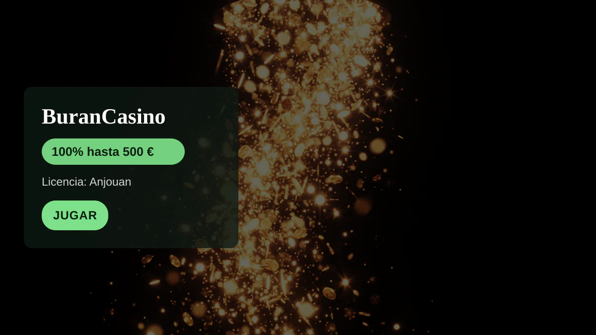 BuranCasino — bono de bienvenida 100% hasta 500 € + 200 FS, pagos: Visa, Mastercard, Skrill, Neteller, Paysafecard BuranCasino — bono de bienvenida 100% hasta 500 € + 200 FS, pagos: Visa, Mastercard, Skrill, Neteller, Paysafecard