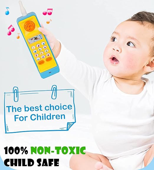 Light and Sound Toys for Kids, Musical Mobile Toy for Kids, Educational Cellphone Toy, Lighting Mobile Toys for Babies, Cellphone Telephone Learning Toy-Pack of 1 (Multi Color) photo 4