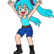 Miku pose
